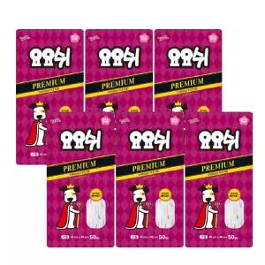 요요쉬 강아지 배변패드 플로럴 와인 소형 50매 x 6개