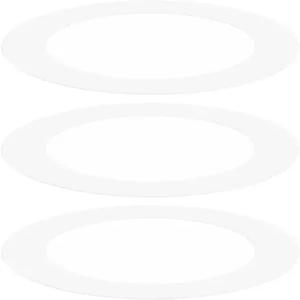 패티킬 3.39인치 ID 4.72인치 OD 구프 링 천장 벽 오목 캔 다운라이트용 매트 화이트 메탈 트림 조명기구