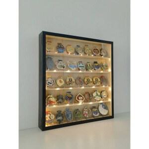 메달장식장 뱃지 피규어 5X51 캐비닛 4층 5X60CM 원목 힌지 보관함 마라톤