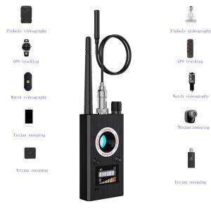 무선 탐지기 1-12000(MHz 다기능 재머 신호 차단기 스파이 방지 카메라 GSM 오디오 GPS 신호 렌즈 RF 추적