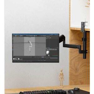 컴퓨터 모니터 거치대 모니터암거치대 기둥 지지대 듀얼모니터 베드 파티션 방송