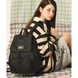 매장정품 마스마룰즈 MASMARULEZ 304 Small nylon draw f랩 LAP backpack_Black 5013286234 143059