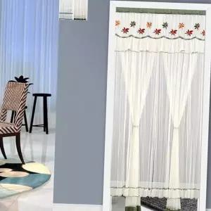 현관 레이스 문가리개 커튼 방문 주방 가림막 120x210cm