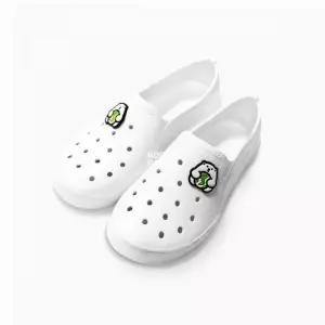 EVA 초경량 학생 실내화 흰색 신학기 문구 주머니 포함 교내화