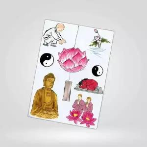 불교 타투스티커 특별한 순간을 붙이는타투 담다 스티커문신 인스턴트타투