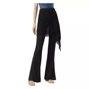 여성 공연 치마 스커트 댄스복 바지 라틴 팬츠 무용 쉬폰 라인댄스복 레깅스 의상