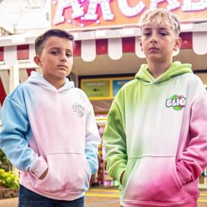 핫키드 야구 라이프스타일 101 타이 다이 캔디 유스 후디 할로윈/크리스마스 수집 가족 파티 남여공용 커플