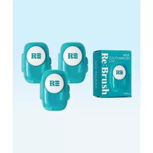매장정품 REBRUSH 모프 휴대용 칫솔 살균캡 3개