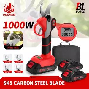 전정기 베어툴 충전식 트리머 ONEVAN 30mm 무선 전기 전정가위 마키타 18V 배터리 핀용 과수 분재 전정 가
