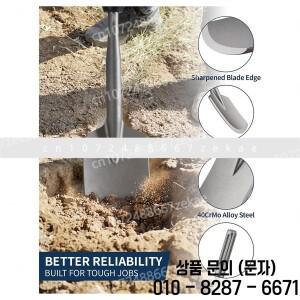 SDS Max 점토용 삽 4 1/2인치 X 17 인치 로터리 해머 전기 강철 드릴 비트