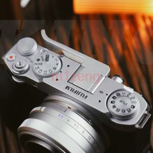 호환 X-M5 핑거 핸들 metel Thumb Up 핫슈 핸드 그립 브래킷 어댑터 커버 레스트(Fujifilm 카메라용)