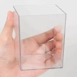 색연필꽂이 다용도사각투명케이스 사각통 투명 연필꽂이 색연필통 연필통
