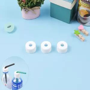 일회용빨대 어린이 페트병 병뚜껑 빨대꽂이 캡 1P 음료 뚜껑 흰색