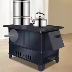 무쇠 주물난로 대형 가정용 불멍 화로 펠렛 난로 연통 캠핑 화미온 장작 세트 오븐