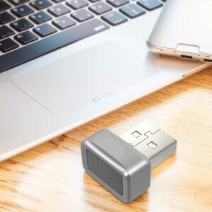 USB 지문 키 리더 FIDO U2F 생체 인식 미니 보안 동글 Windows Hello 스푸핑 방지 PC 또는 노트북용 360도