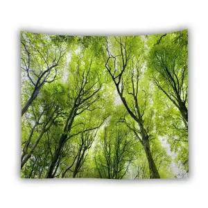 패브릭 가림천 태피스트리 포스터 창문 풍경