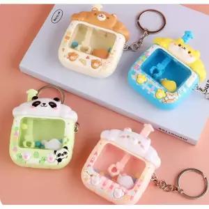 가방 키링 핸드폰 공 잡기 열쇠고리 소형 가정용 슬롯머신 인형 장식품 걸이