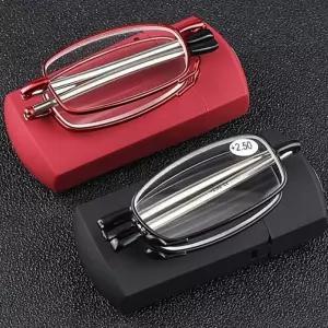 블루라이트차단 노안안경 접이식 돋보기 2color 휴대용돋보기 접이식돋보기 하드케이스돋보기