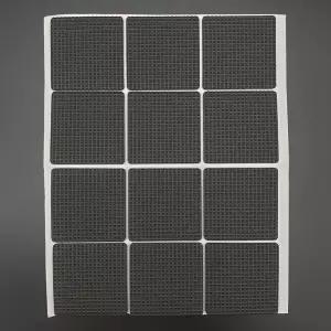 EVA 사각 소음방지 패드 스티커 45x45mm 12p 의자 바닥보호 진동 양말