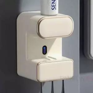 벽걸이 칫솔 살균기 자외선 무타공 벽걸이 칫솔 살균기 가정용 욕실 디스펜서 압출기 보관함 생활용 거치대