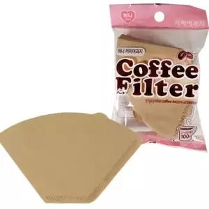 핸드 드립 필터 100매 2호 홈카페 커피 여과지 주방 종이 필터지 메이커