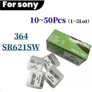시계 장난감용 원격 셀 코인 배터리 소니 364 SR621SW AG1 LR621 164 531 SR60 CX60 단추 10-50개