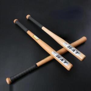 호신용 1pc 54 단단한 물푸레 나무 메뚜기 야구 방망이 가족 방어 경재 및 소프트볼 스포츠 장비