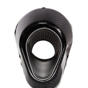 AB 60mm 인렛 범용 호환 브록 CT 배기 머플러 카본 파이버 팁 R1 R3 R6 S1000RR CBR600RR GSX1300