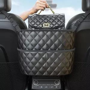 PU퀼팅가죽 차량 틈새수납 뒷자리 파티션 수납함