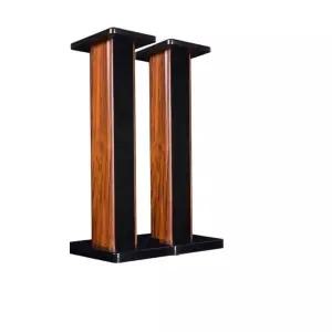 최고급 우퍼 앰프 스탠드 서라운드 북셀프 스피커 나무 더블 로즈우드 70cm