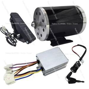 MY1020 전기 고카트 모터 영구 자석 브러시드 고속 풋 페달 스로틀 키 스위치 포함 DC