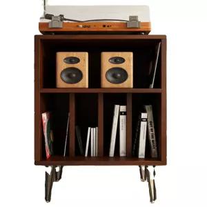 LP수납장 원목 턴테이블 레코드판 선반 엘피 보관함