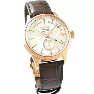 세이코 프레사지 오토매틱 가죽 남성 손목시계 SARY132