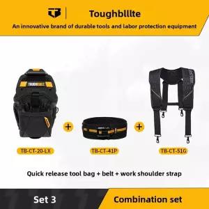호환  터프빌트 TB-CT-20-LX 전동 드릴 공구 가방 방수 내마모성 휴대용 보관 키트