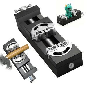 미니 바이스 클램프 스마트 프랙탈 드릴, DIY, 공예, 보석 제작, 수리를 위해 자동 조정되는 모든 항공우주 등급 알루미늄 합금 및 정밀 CNC 기계용 벤치 프레스