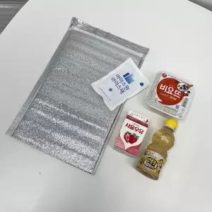 25x35 비닐 아이스팩 택배 파우치 보냉백 포장용 은박 봉투