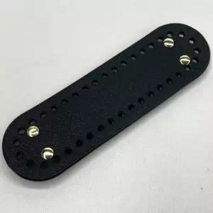 타원형 코바늘 뜨개 가방바닥 가죽밑판 블랙 밑판 가방 부자재 코바늘 바닥판