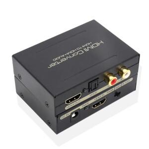 1080P HDMI to Optical Toslink Spdif R/L RCA 5.1CH 오디오 추출기 분배기 PS4 Xbox DVD HDTV 용 비디오