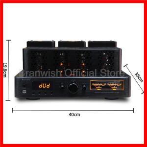 200W+200W 고출력 하이파이 진공관 앰프 프리 스테이지 오디오 스피커 홈 시어터 블루투스 5.0 지원 4/8Ω