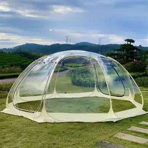 투명돔텐트 카페 이글루 장박 야외 차박 온실 캠핑 쉘터 돔 옥상 루프탑 테라스 비닐 방수