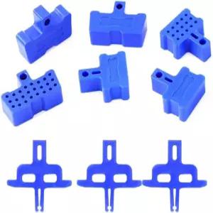 예베 9팩 자전거 브레이크 패드 스페이서 범용 유압 디스크 블리드 블록 시마노 2/4 피스톤 캘 AVID SRAM