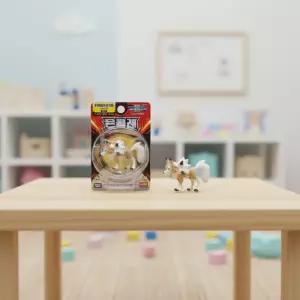 포켓몬스터 피규어 몬콜레 루가루암 한낮의 모습 늑대 포켓몬 바위 프라모델 컬렉션 인형