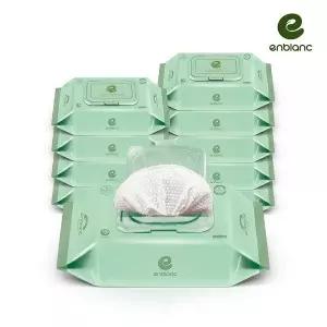 앙블랑 앙블랑 프리미엄물티슈 민트 캡형 72매x10팩