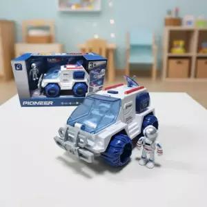 우주탐험카 세트 장난감 우주 비행사 자동차 피규어 탐험놀이 미니카 불빛 사운드 어린이