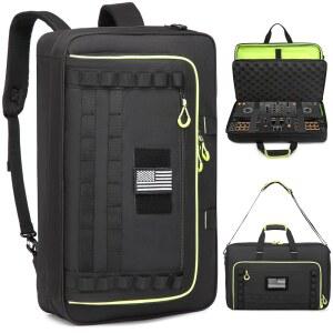 DDJ-FLX4용 DJ 컨트롤러 케이스 / 200 400 SR2 REV1 Numark 파티 믹스 2 믹스트랙 플래티넘 FX (15.6인치 노트북 수납공간 포함), 두꺼운 EVA