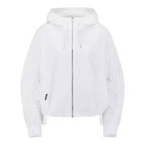 파리게이츠바람막이 PQS 521E1JP301_WH 여성 스트링 슬리브 후드 점퍼