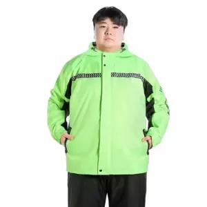 특대형 남자우비 빅사이즈 대형 형광 플래그십 우비 비옷 전신 업그레이드
