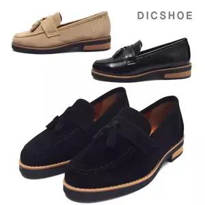 [딕슈] 남성 스웨이드 테슬 로퍼 구두 3.5cm LFMS385
