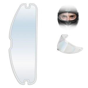 DODOGOD 김서림 방지 시트 헬멧 방김 필름 핀락 호환 방수 고투과율 클리어 시야 확보 부착 사계절 사용 가능 투명 풀페이스 플립업 라리 헬멧에 적합합니다 범용 유니버설 타입, 1세트