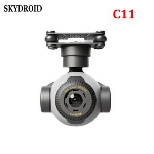 SKYDROID C11 4K 3축 짐벌 액션 카메라 30배 줌 경량 드론 FPV 촬영 및 차량용 DVR 방수 기능